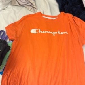 Orange champion t shirt